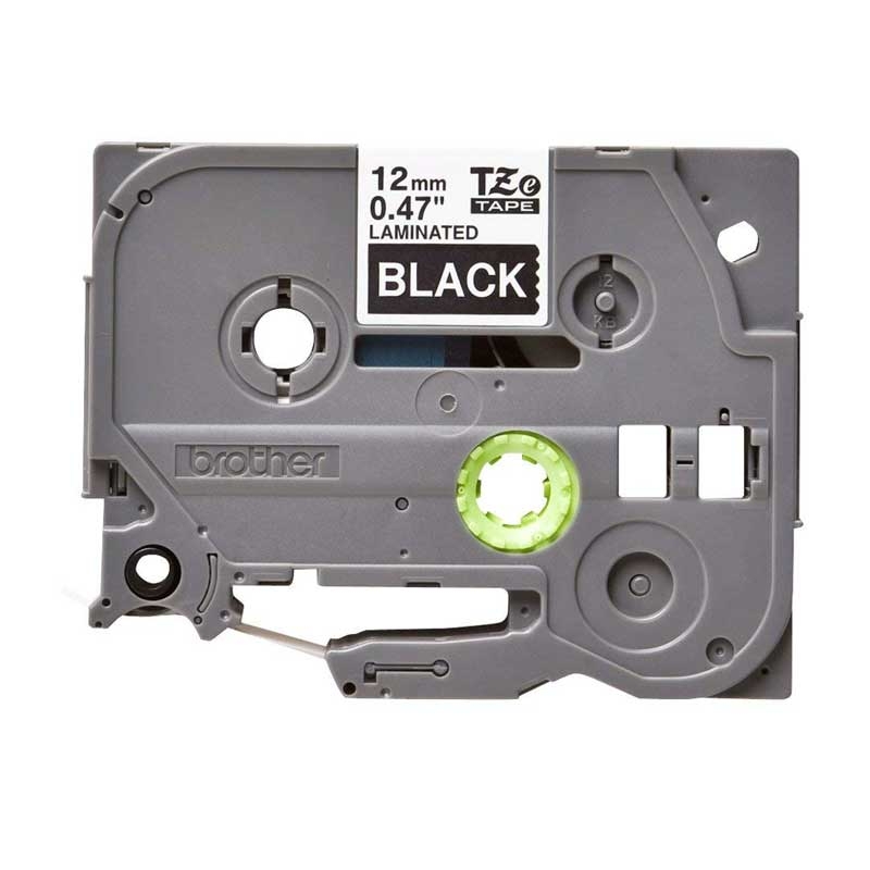 Brother TZE335 Original P-touch Schriftband weiß auf schwarz, 12 mm