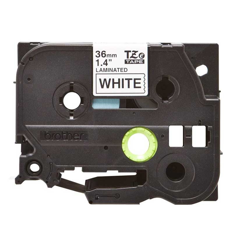 Brother TZE261 Original P-touch Schriftband 36 mm, schwarz auf weiß