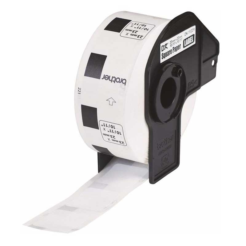 Brother DK-11221 Quadratische Etiketten 1000 St./Rolle weiß 23 x 23 mm
