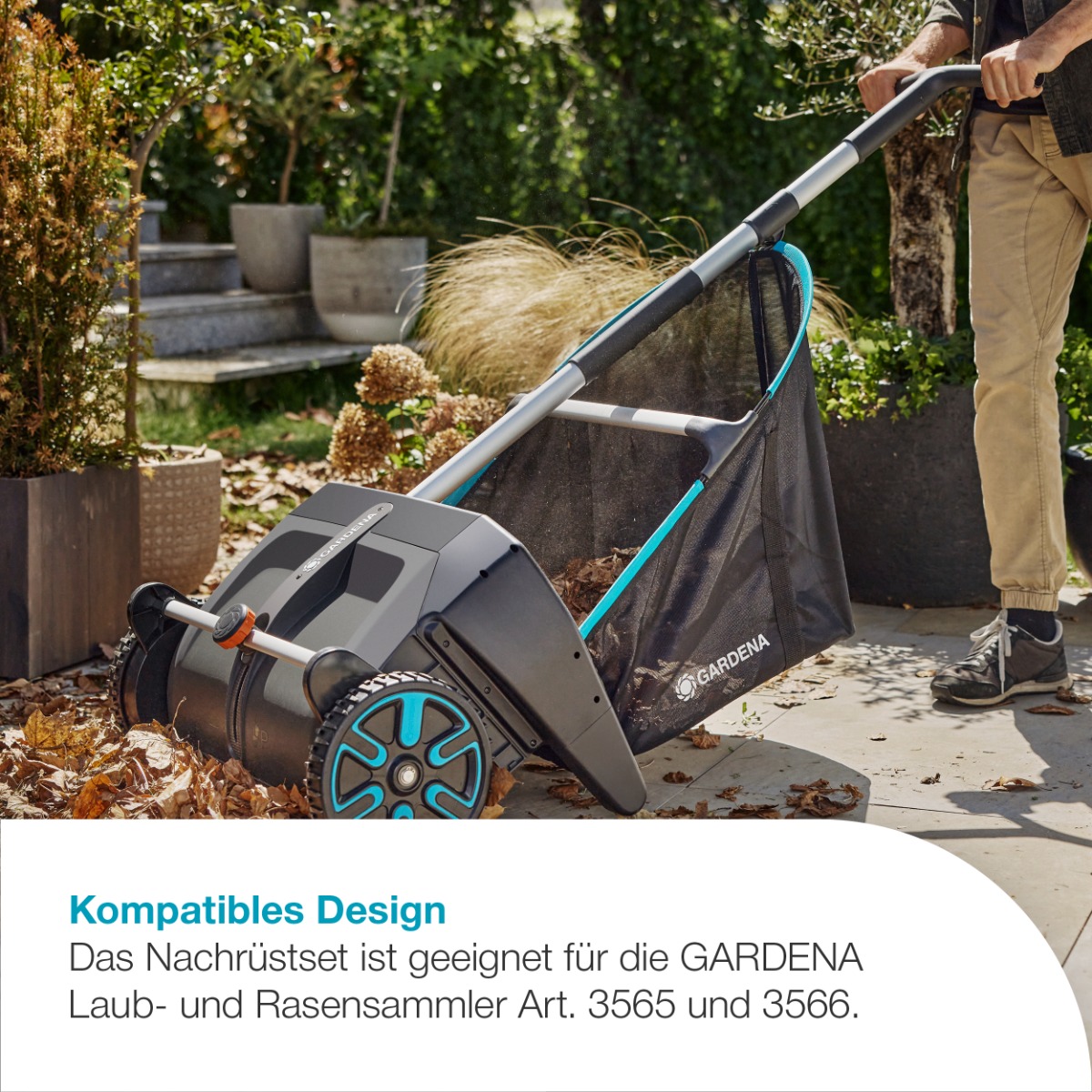 GARDENA 03568-20 Nachrüstset für Laub- und Rasensammler