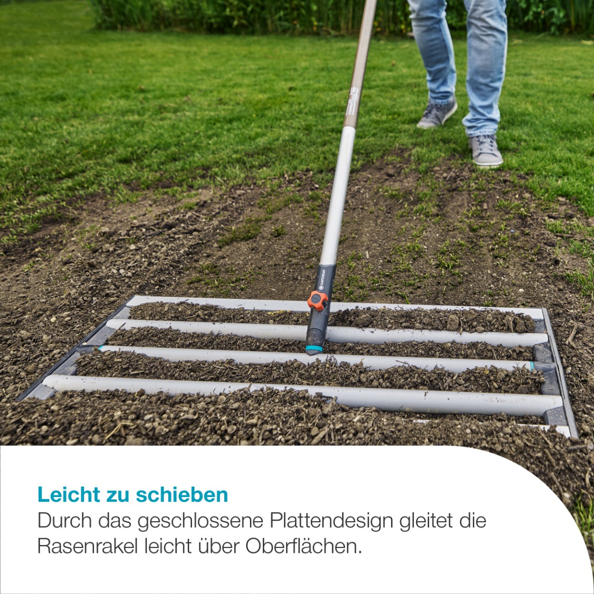 GARDENA 03569-20 combisystem-Rasenrakel