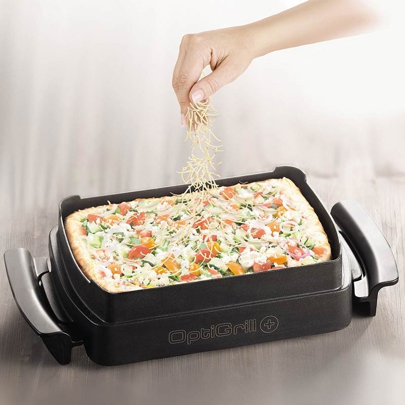 Tefal Optigrill plus GC7148 Snacking und Baking schwarz