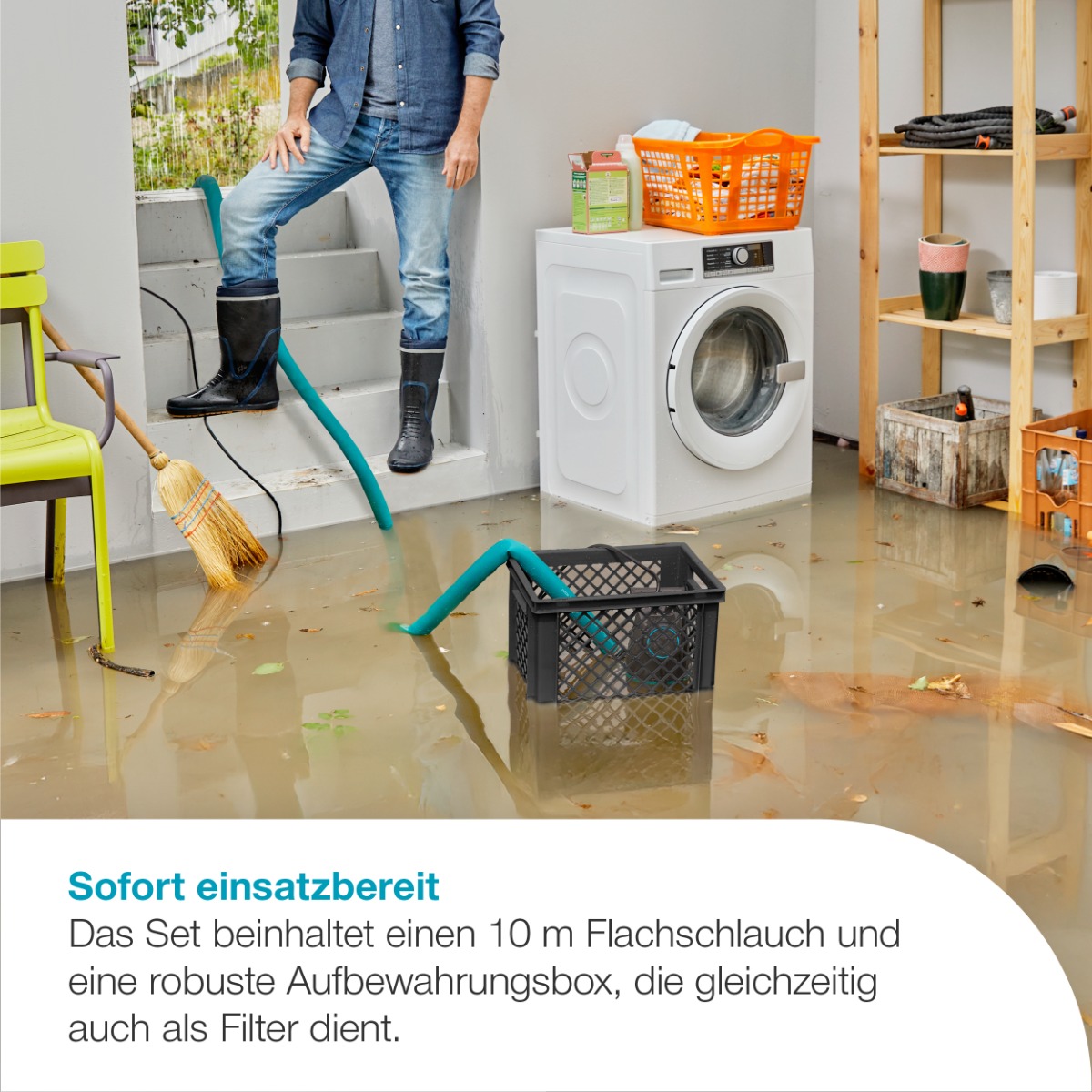GARDENA 09019-47 Hochwasser-Set 20000 BASIC