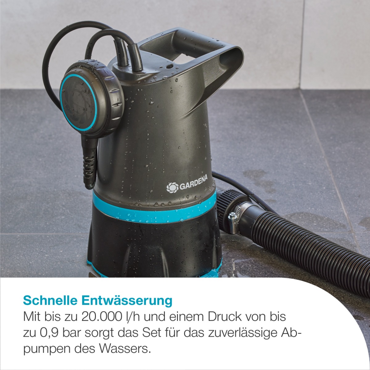 GARDENA 09019-47 Hochwasser-Set 20000 BASIC