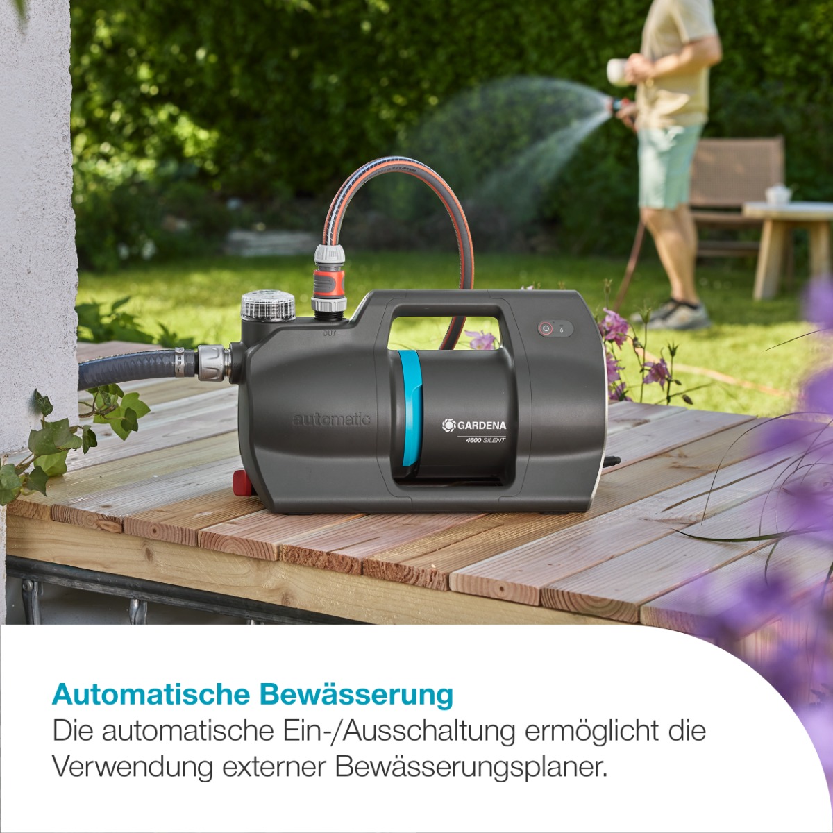 GARDENA 09070-20 Haus- & Gartenautomat 4600 Silent
