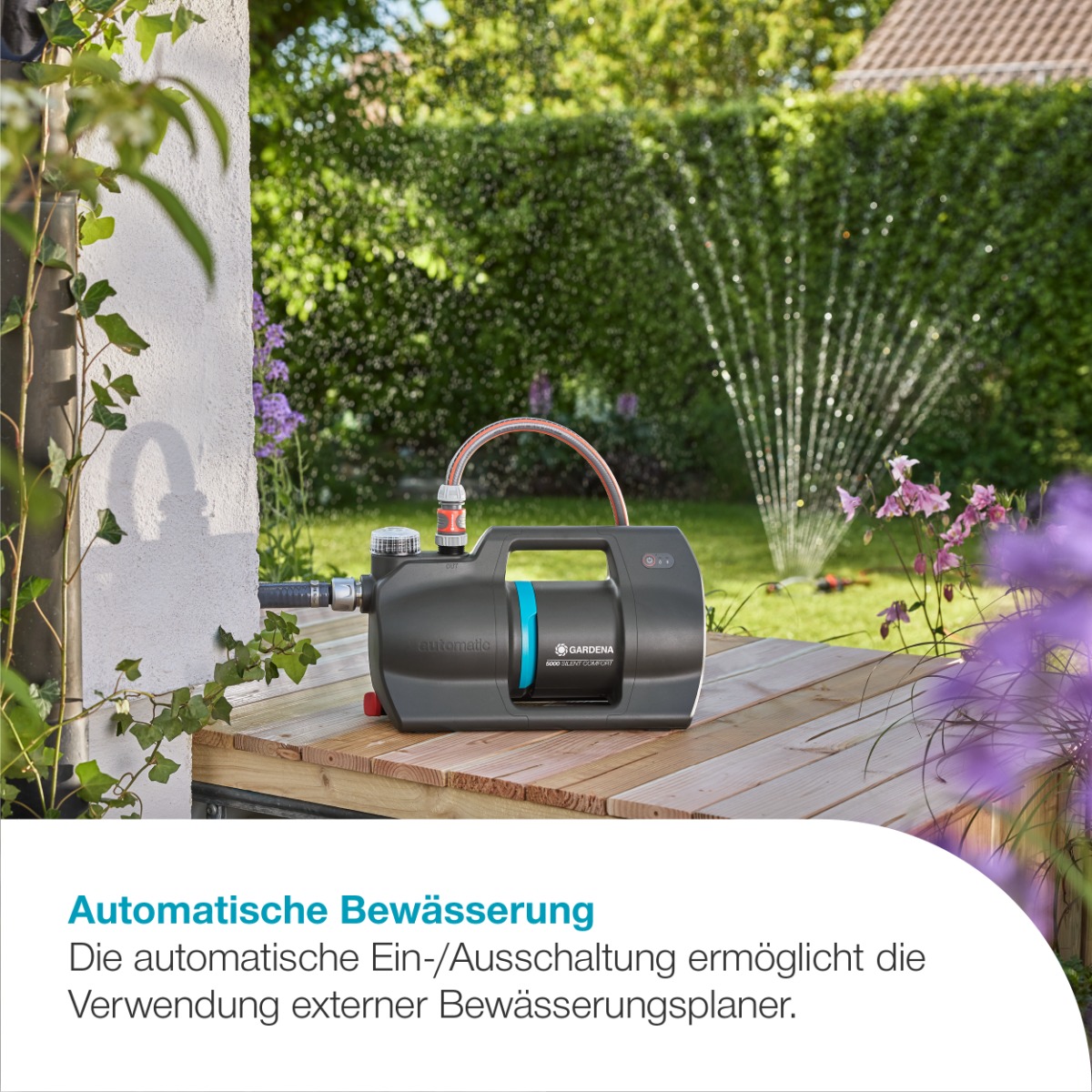 GARDENA 09072-20 Haus- & Gartenautomat 5000 SilentComfort