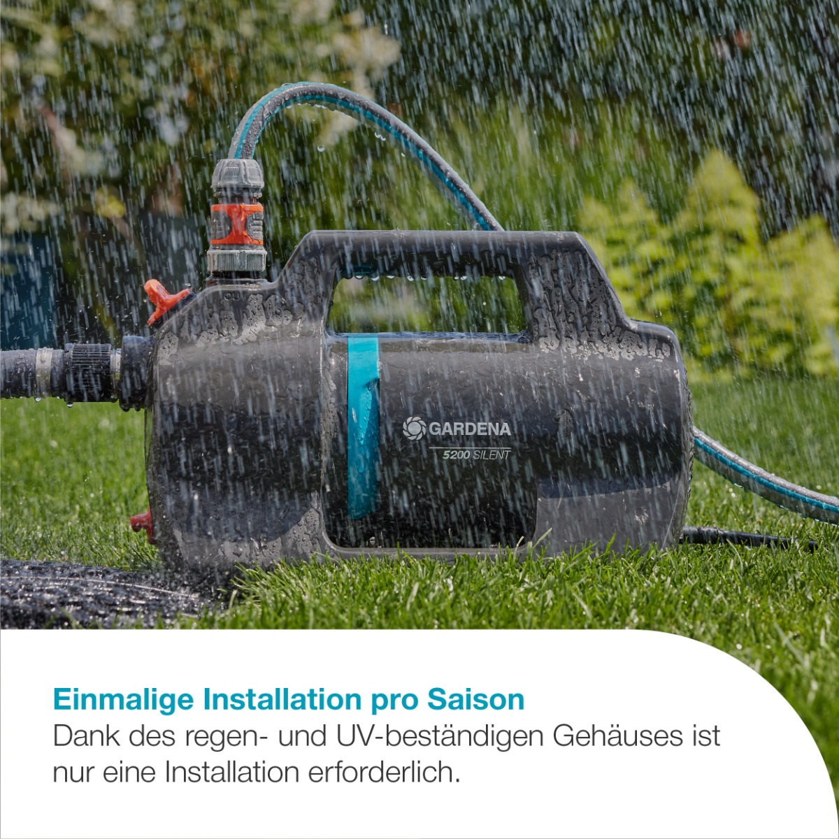 GARDENA 09084-20 Gartenpumpe 5200 Silent