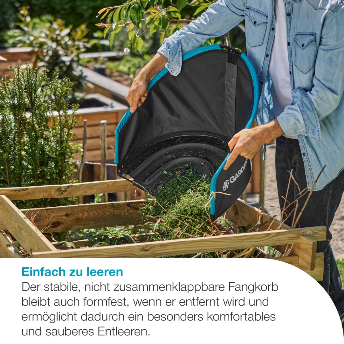 GARDENA 11770-20 Grasfangkorb für Spindelmäher