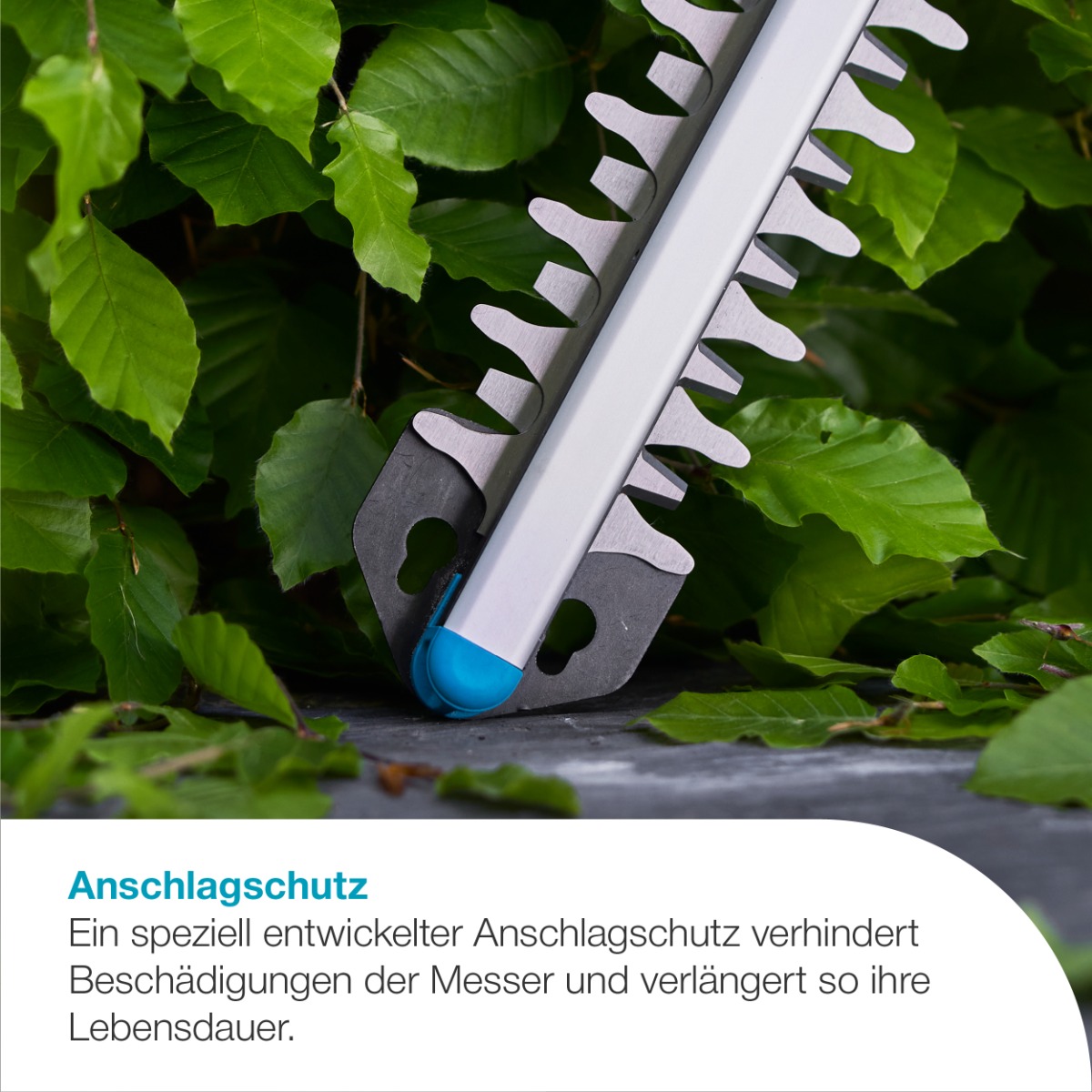 GARDENA 14734-20 Akku-Heckenschere EasyCut 45/18V P4A Ready-To-Use Set
