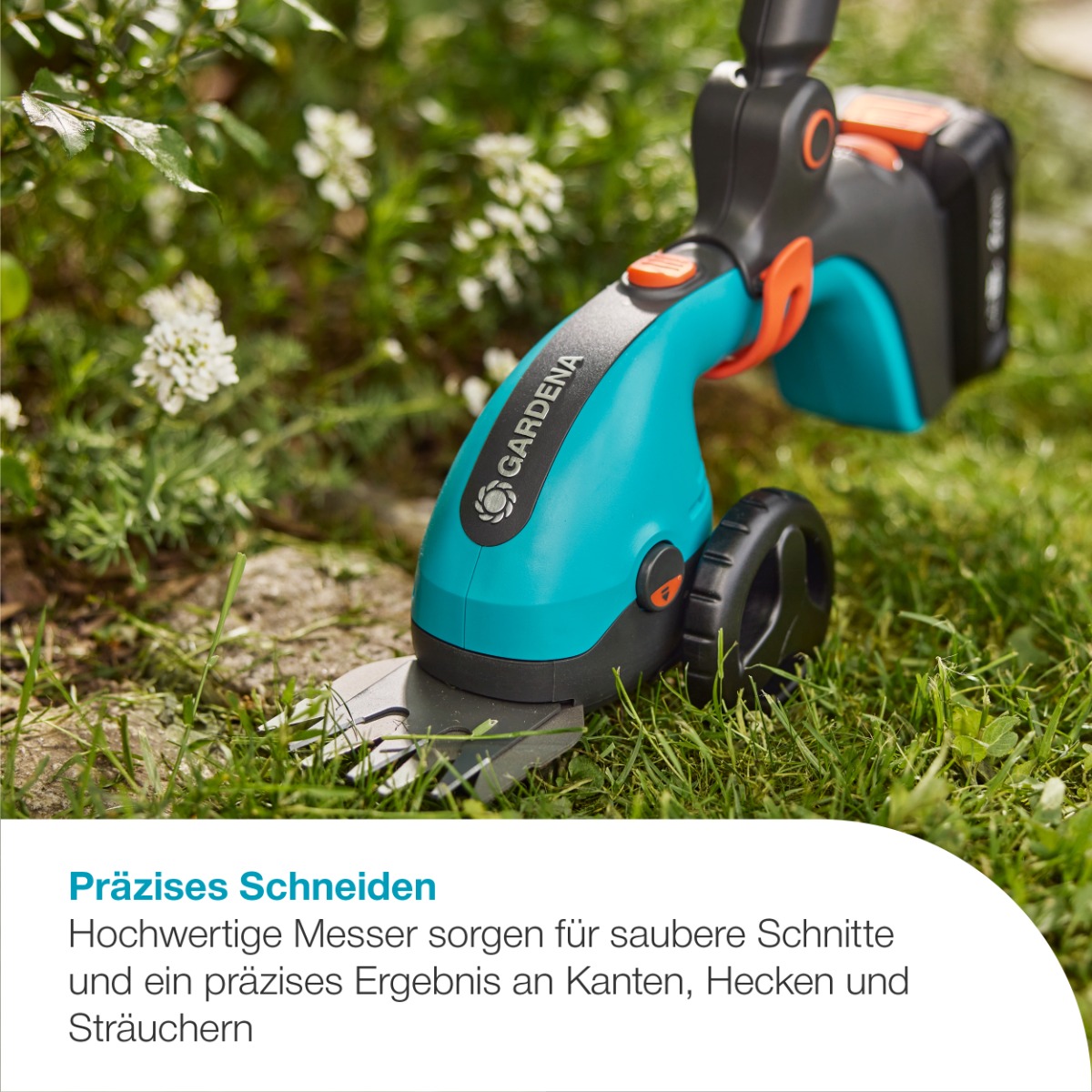 GARDENA 14752-55 Akku-Grasscheren-Set PowerCut 20/18V P4A solo