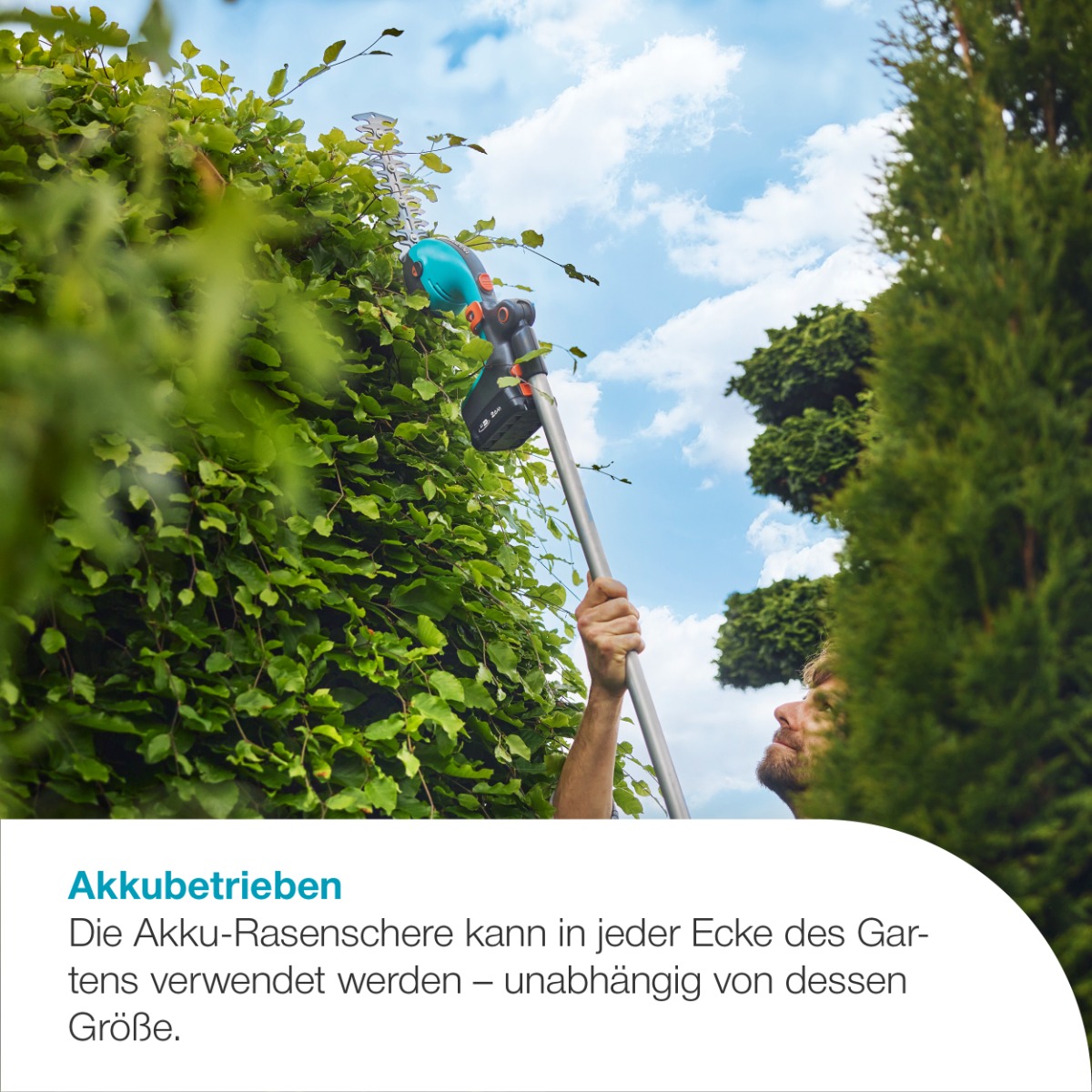 GARDENA 14752-55 Akku-Grasscheren-Set PowerCut 20/18V P4A solo