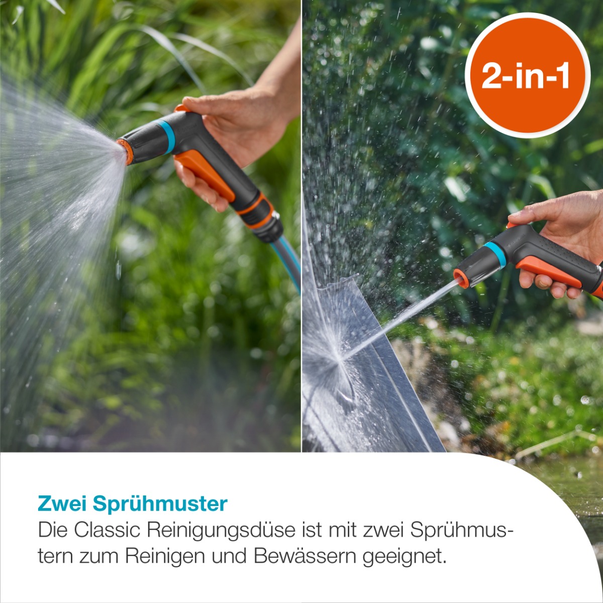 GARDENA 18362-20 Classic Reinigungsspritze Starter Set