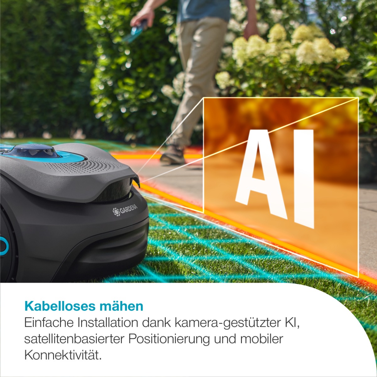GARDENA 19942-20 Mähroboter smart SILENO sense 600 m²
