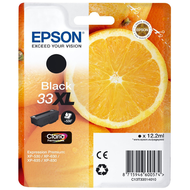 Epson 33XL Tinte schwarz