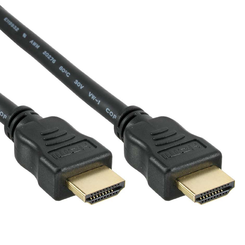 InLine HDMI Kabel Ethernet 0,5m