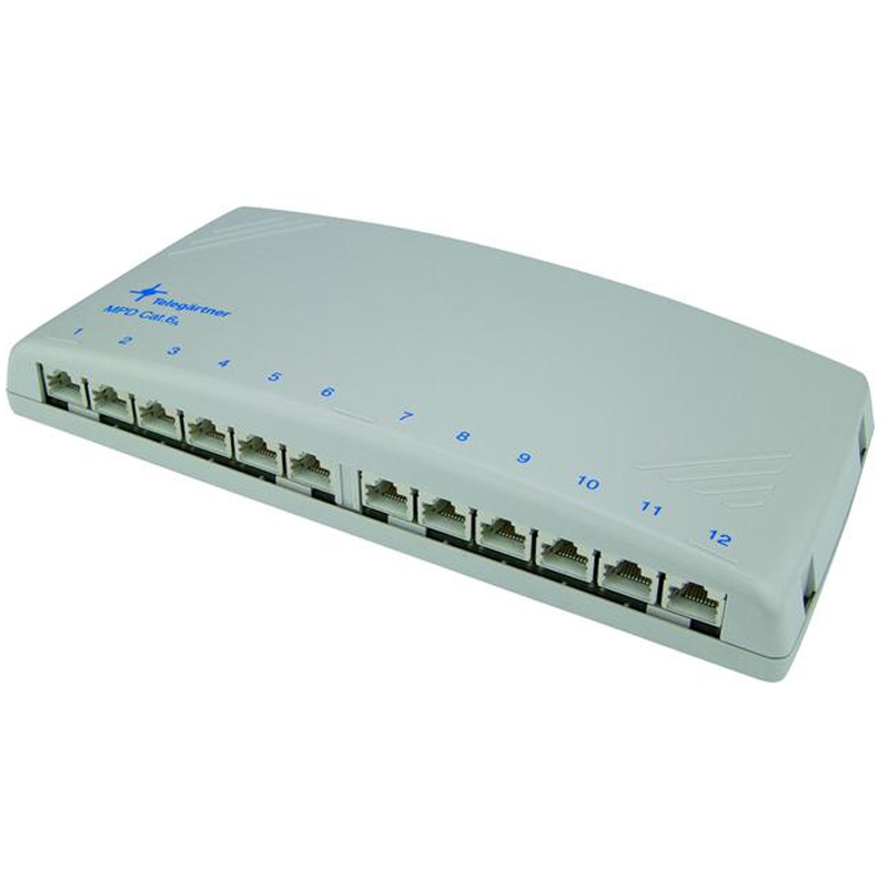 Telegartner Patchpanel Cat.6 12 Ports