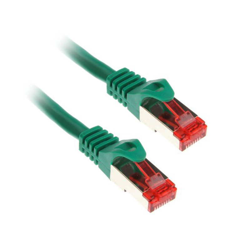 InLine Patchkabel S/FTP PiMf cat.6 grün 1m