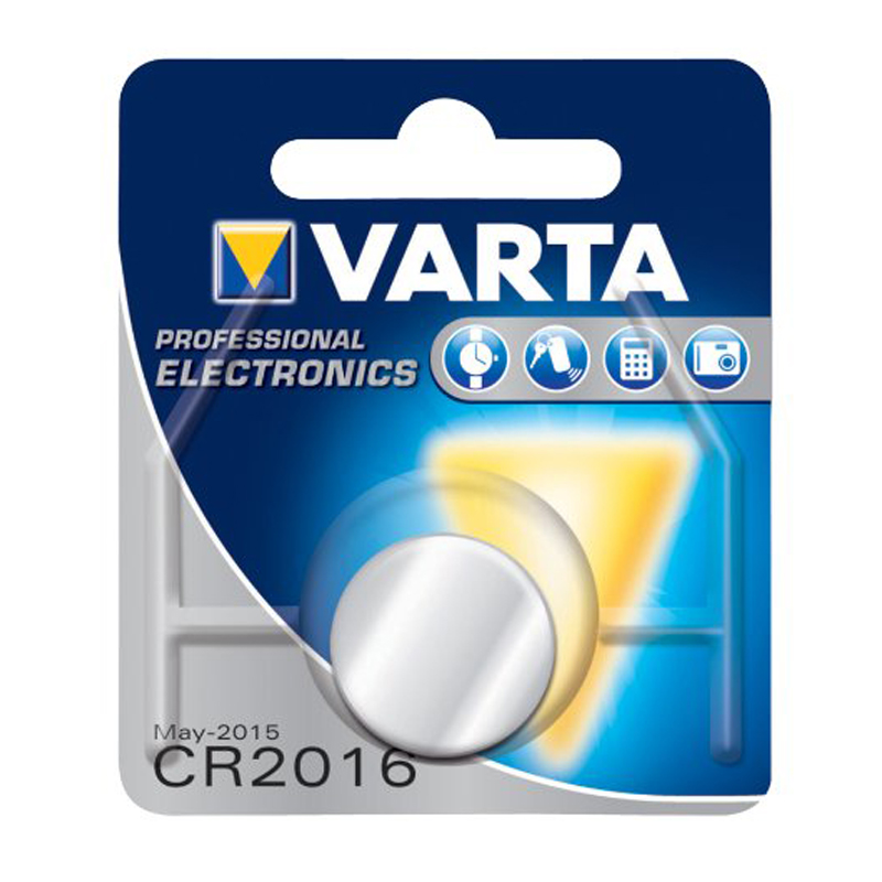 Varta CR 2016 Electronicrundzelle Pro Blister