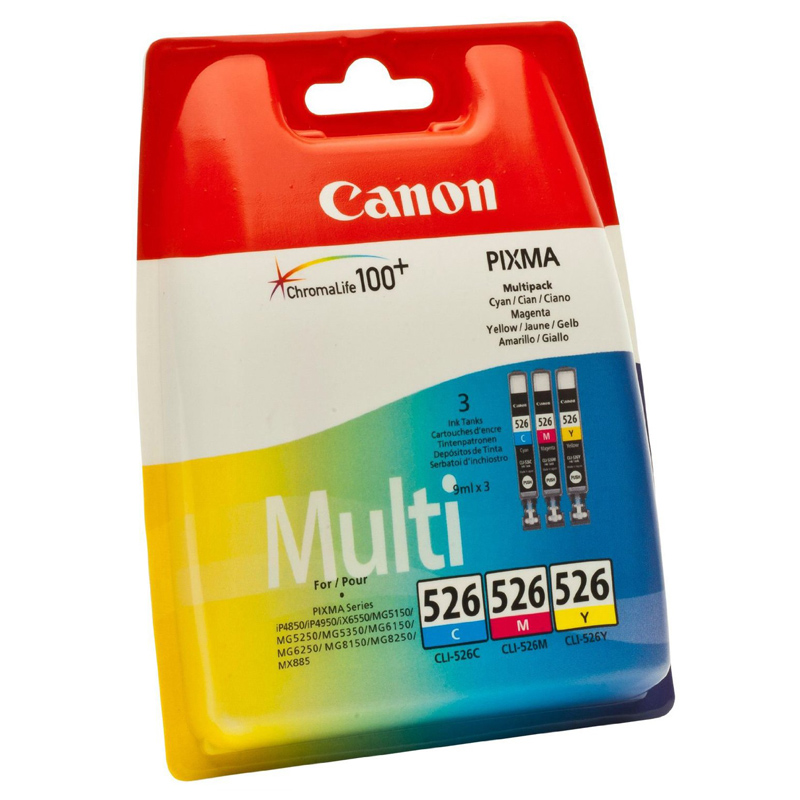 Canon CLI-526 CMY Multipack Tintenpatronen