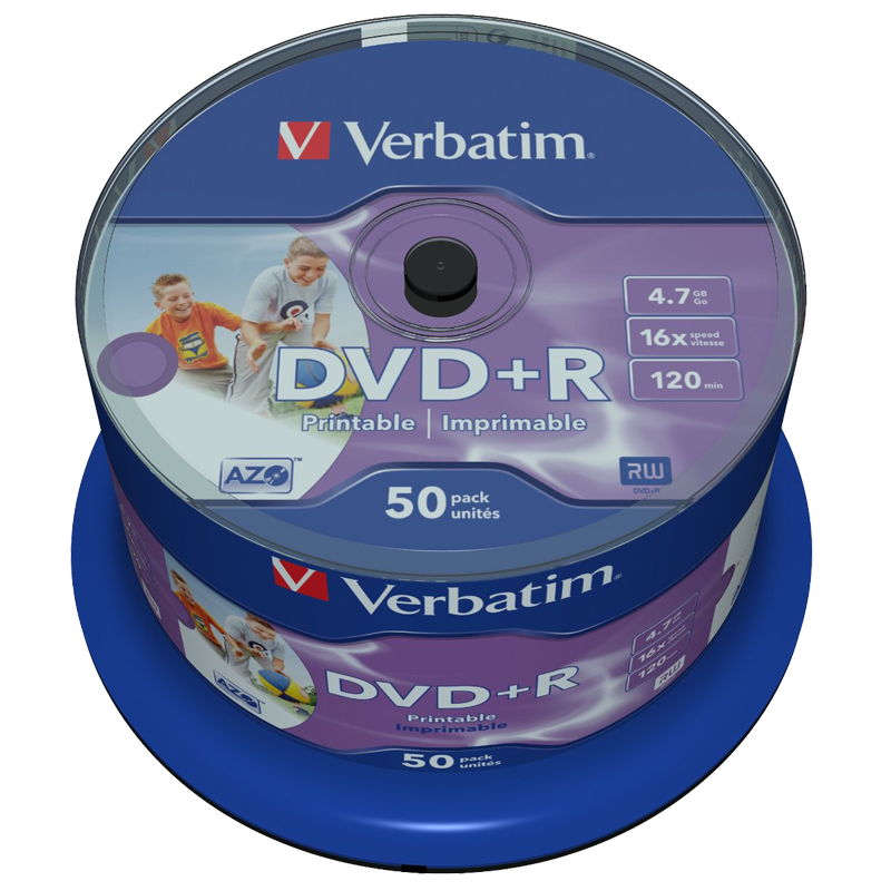 Verbatim DVD+R 4,7GB 50er Pack Spindel