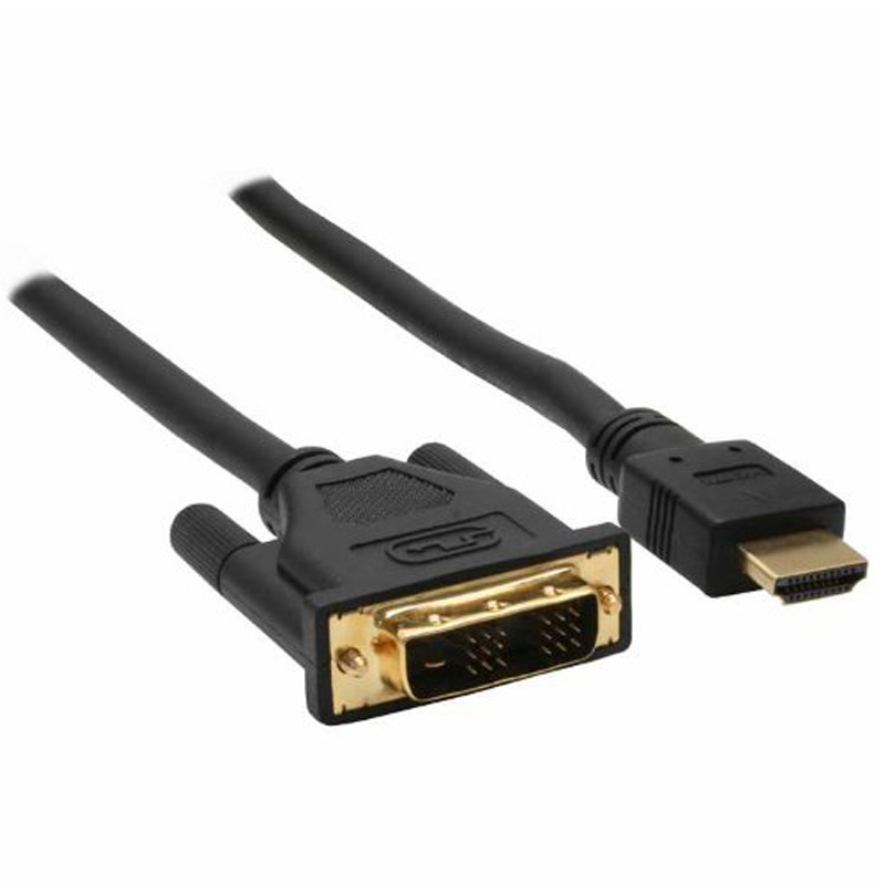 Inline HDMI-DVI Kabel 3m