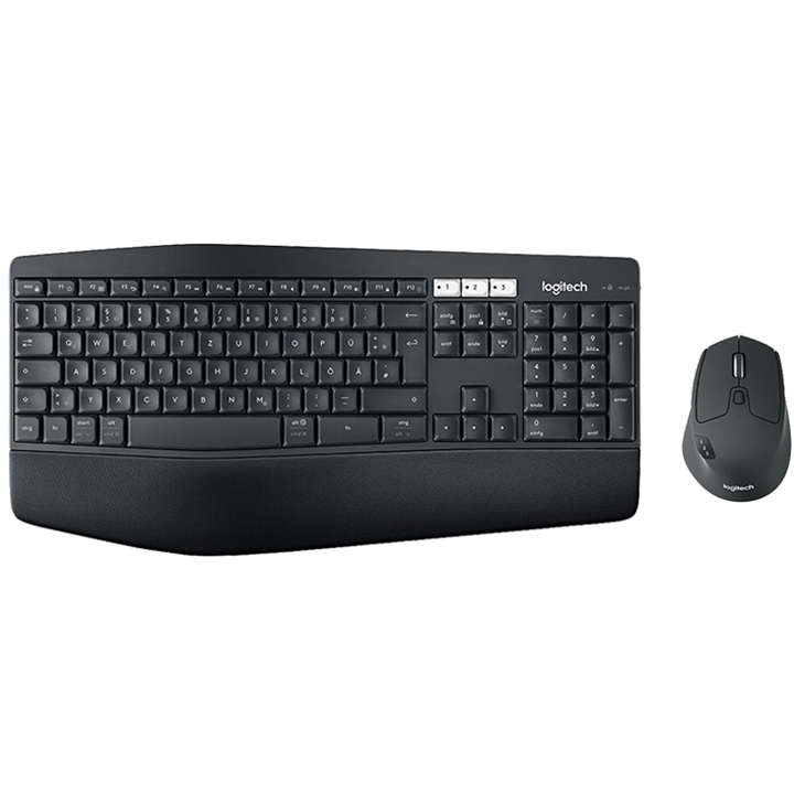 Logitech MK850 Cordless Maus+Tastatur Set USB schwarz