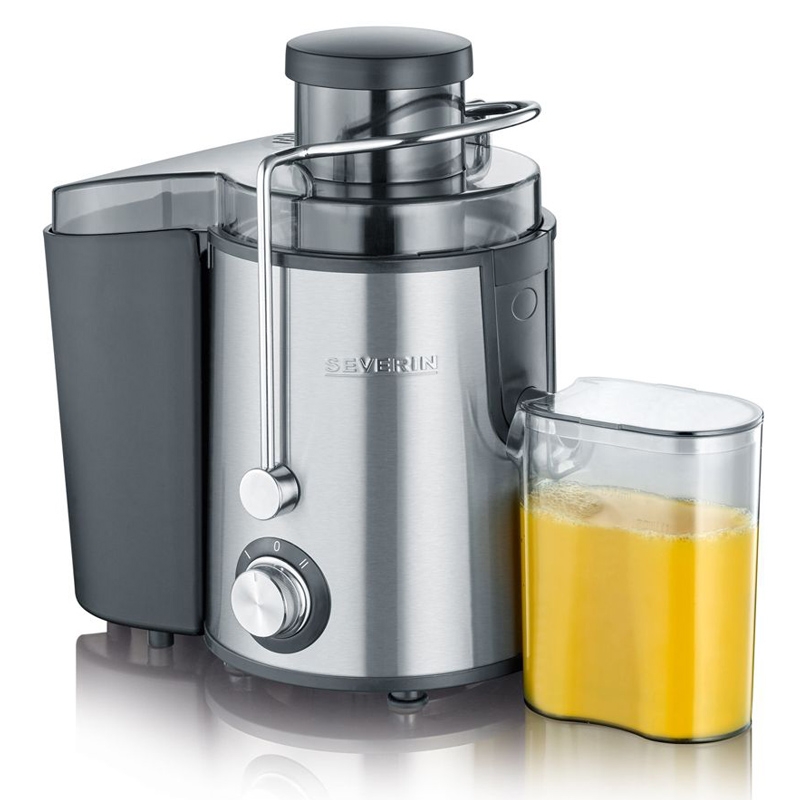 Severin ES 3566 Entsafter (400 W, mit 500 ml Saftbehälter) schwarz/edelstahl