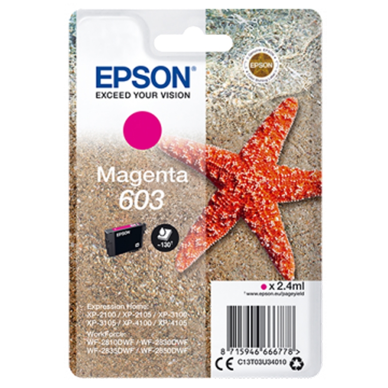 Epson 603 Singlepack Magenta