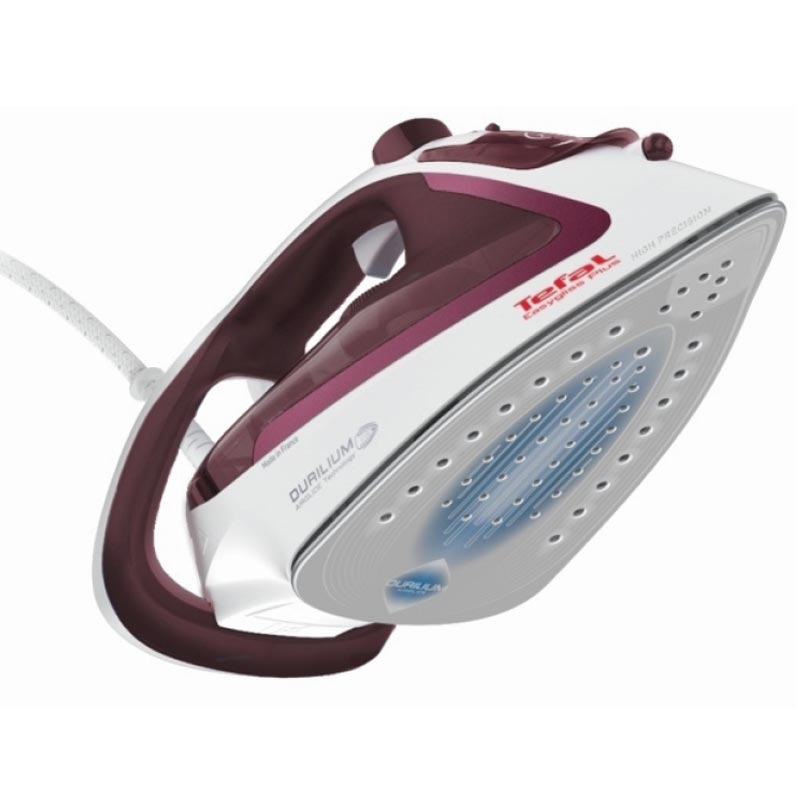 Tefal FV5714 Dampfbügeleisen EasyGliss Plus bordeaux