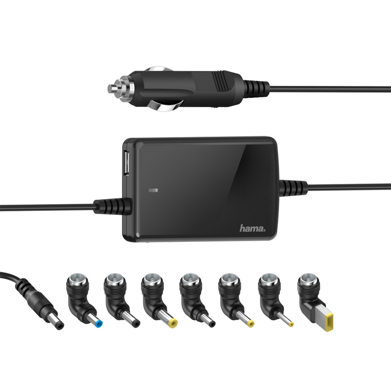 Hama Universal-Kfz-Notebook-Netzteil "Slim & Light", 15-19V/70W