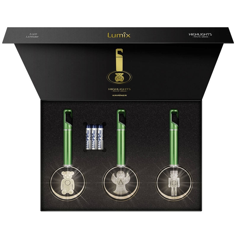 Krinner Lumix Highlights 3D-Acrylglastaler Mystic Green