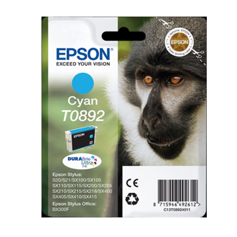 Epson T0892 cyan Tintenpatrone