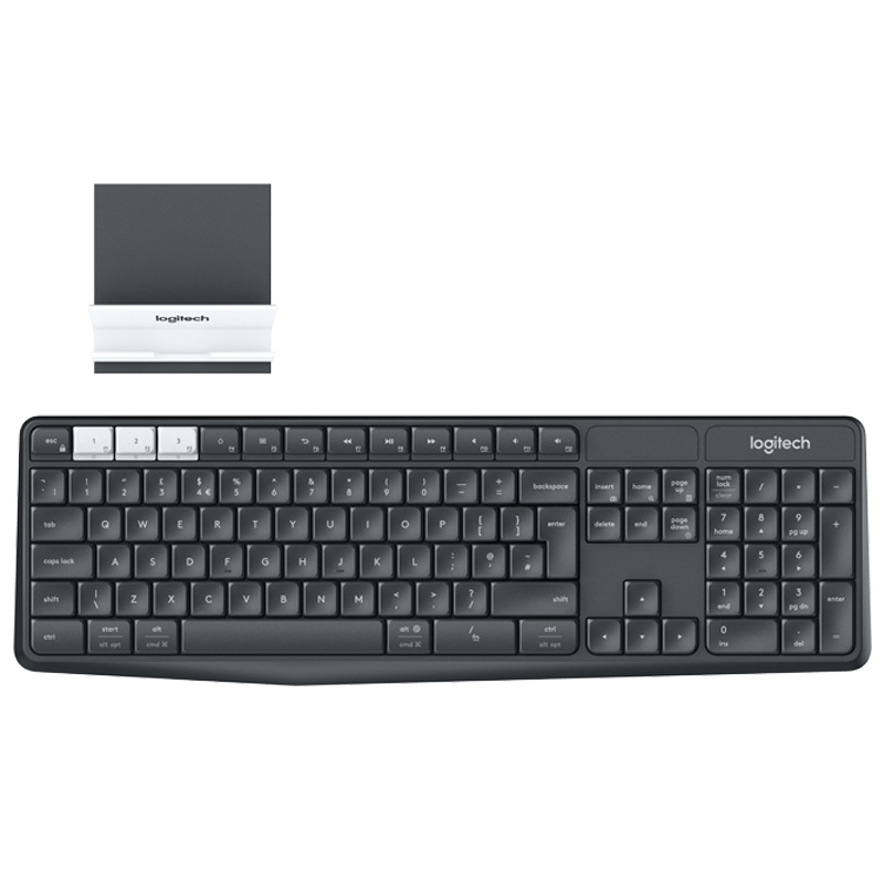 Logitech K375s Multi-Device Wireless Keyboard and Stand Combo