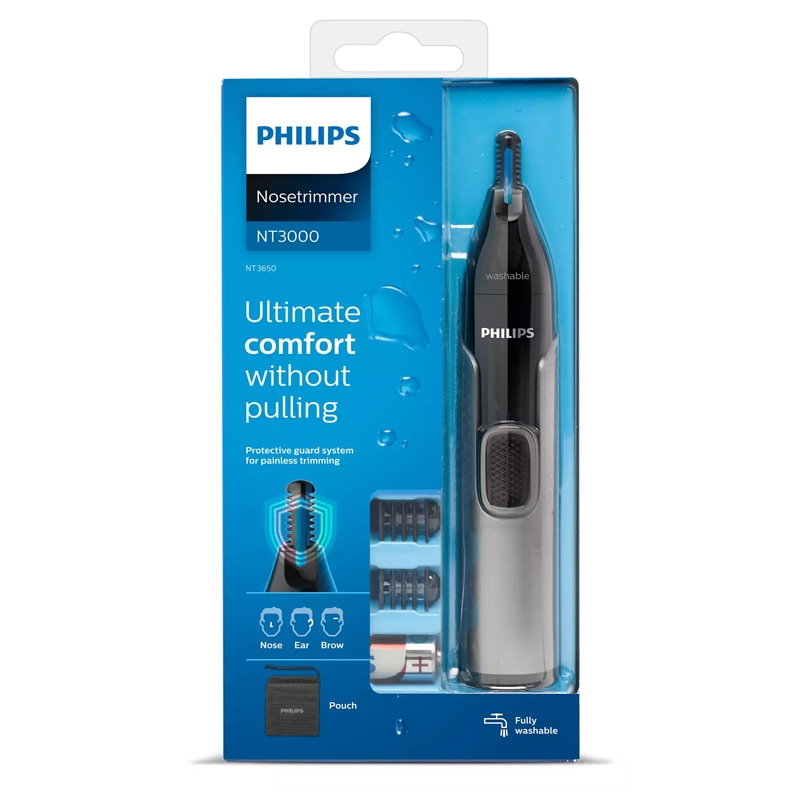 Philips Series 3000 NT3650/16 Nasen-,Ohr- und Augenbrauentrimmer grau