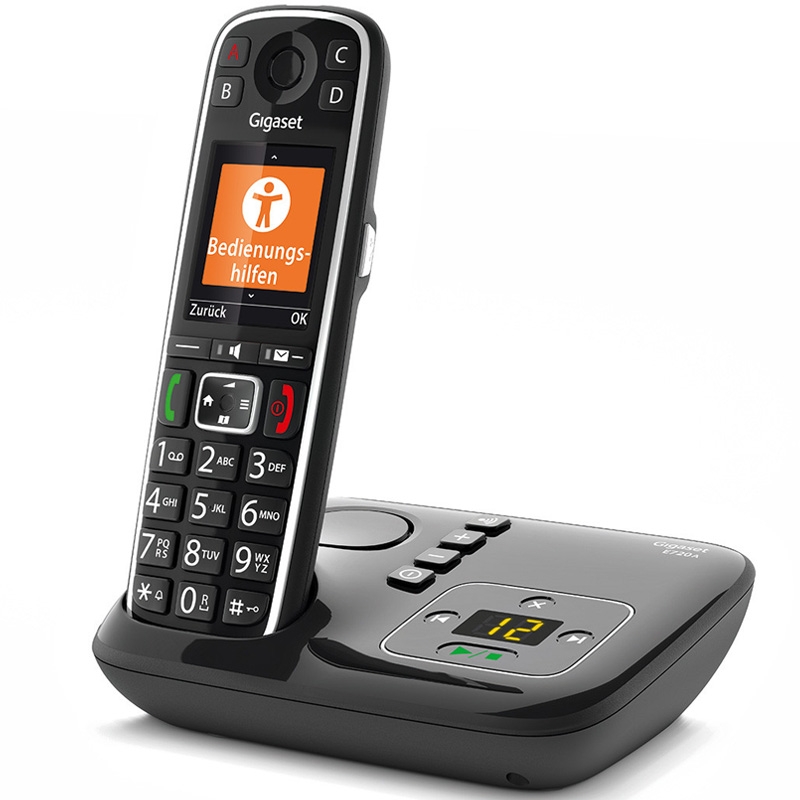 Gigaset E720 A Schnurlostelefon schwarz