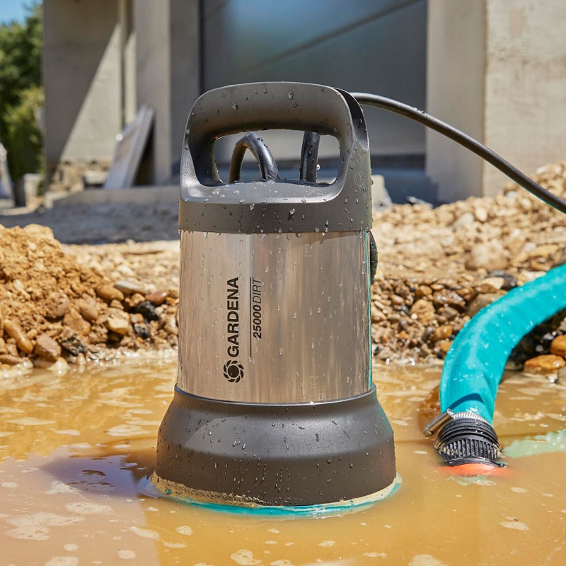 GARDENA 09046-20 Schmutzwasser-Tauchpumpe 25000