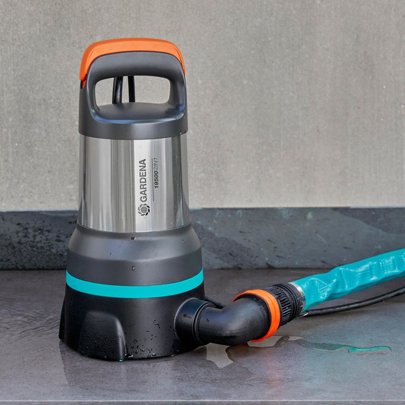 GARDENA 09049-20 Klar-/Schmutzwasser-Tauchpumpe 19000 aquasensor