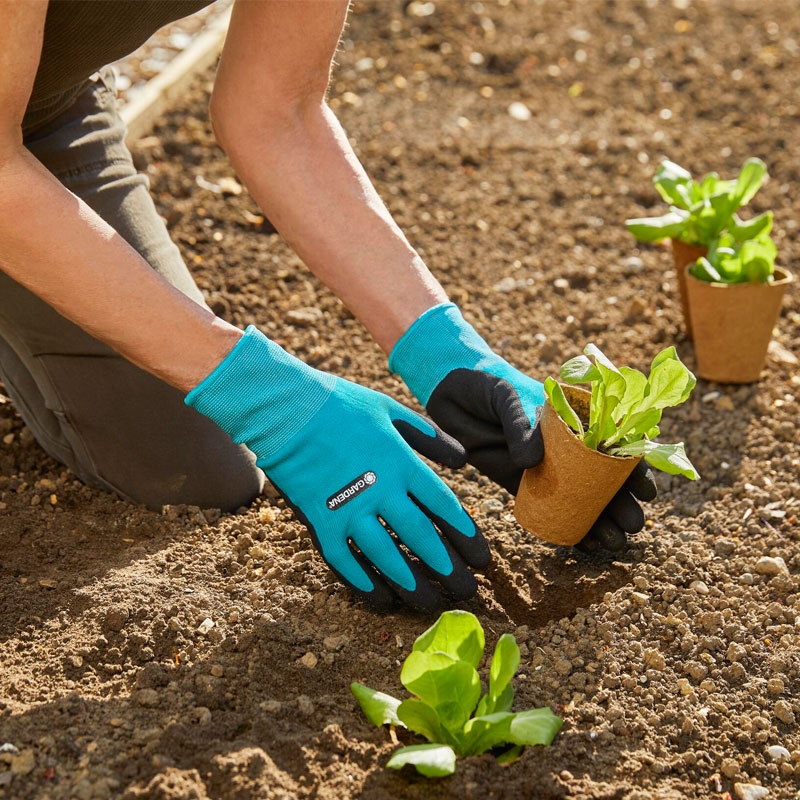 GARDENA 11512-20 Pflanz- und Bodenhandschuh Größe 9 / L