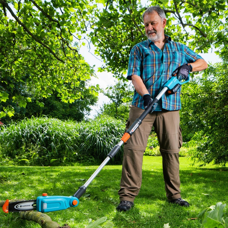 GARDENA 14770-55 Akku-Teleskop-Hochentaster TCS 20/18V P4A solo