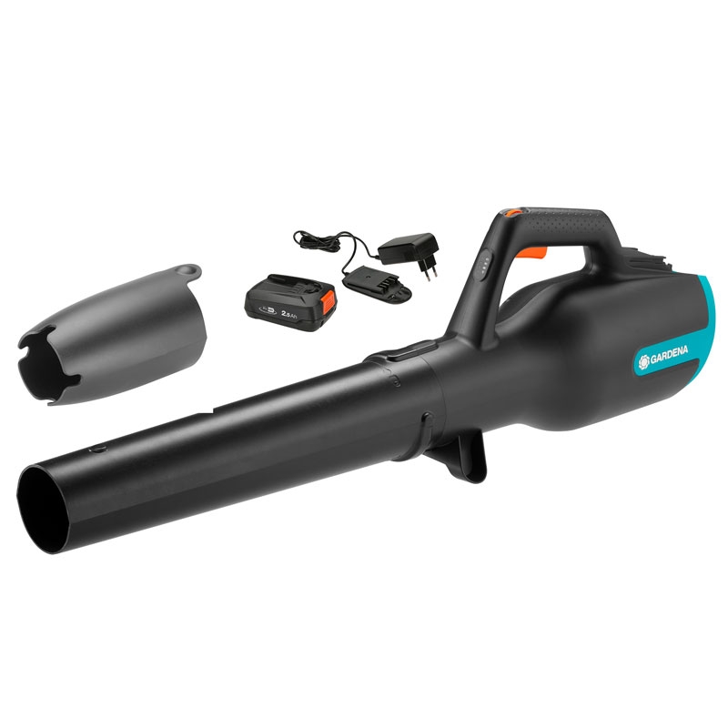 GARDENA 14890-20 Akku-Gartensauger/-Bläser PowerJet 18V P4A Ready-To-Use Set
