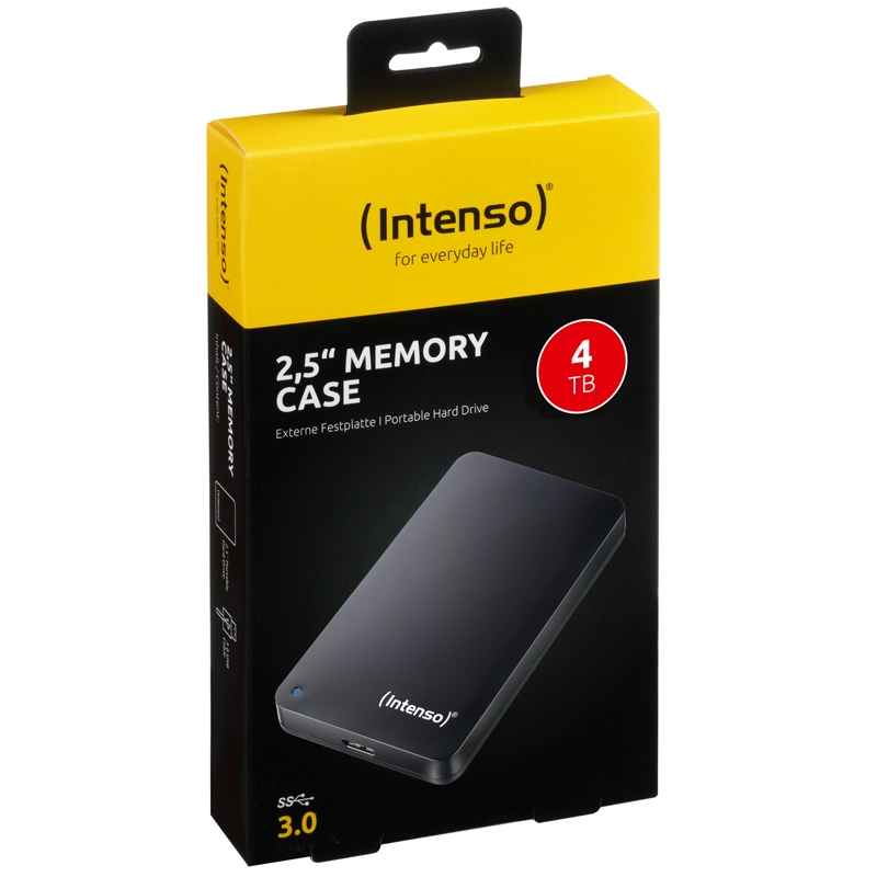 Intenso Memory Case 4TB externe Festplatte USB 3.0 schwarz