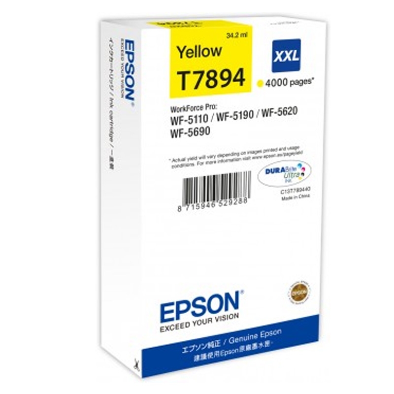 Epson T7894 Tintenpatrone gelb
