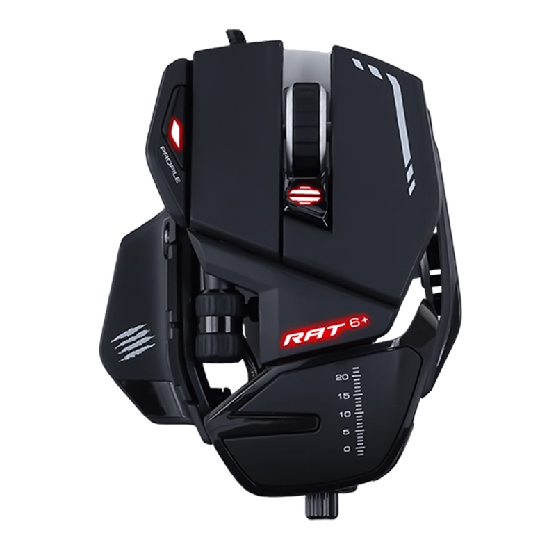 MadCatz R.A.T. 6+ Optische Gaming Maus schwarz