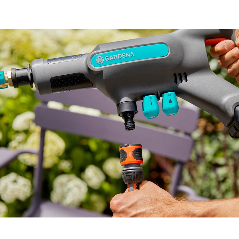 GARDENA 14800-32 Akku-Mitteldruckreinger AquaClean 24/18V P4A Ready-To-Use Set - Aktion