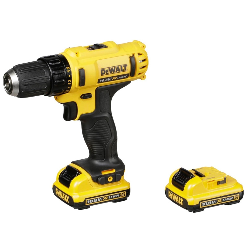 DeWalt DCD710D2-QW 10,8V 2x 2 Ah Akku-Bohrschrauber + Koffer