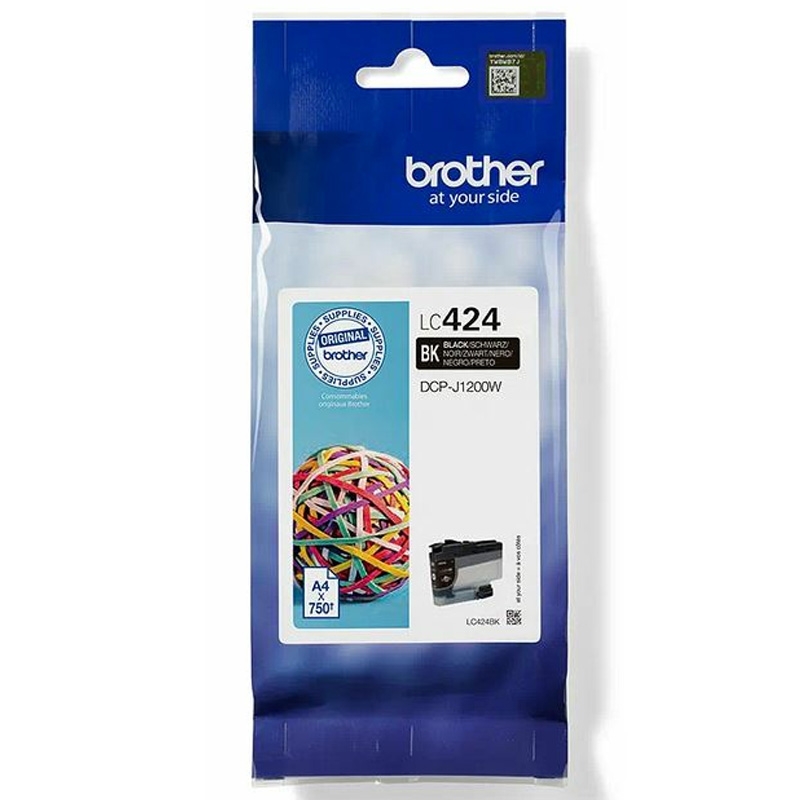 Brother LC424BK Tintenpatrone schwarz