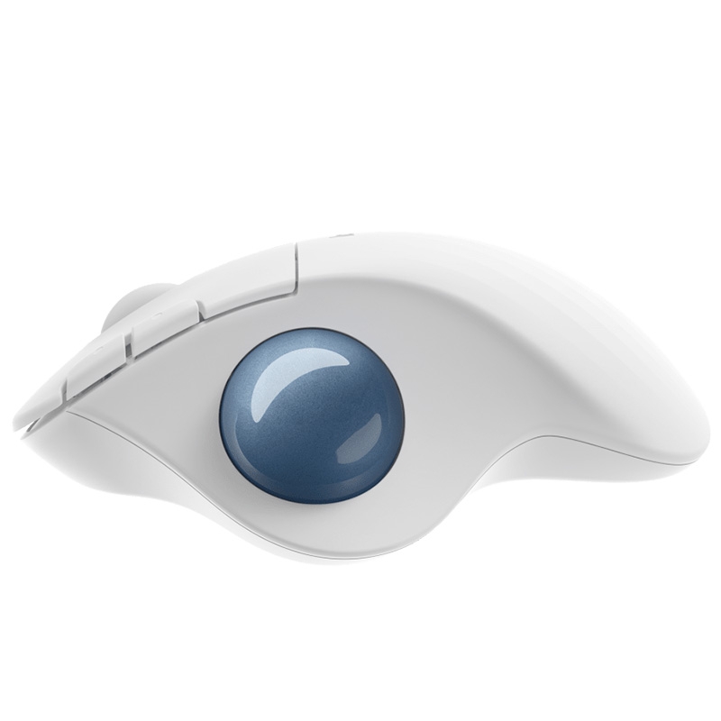 Logitech ERGO M575 Wireless Trackball Maus weiß