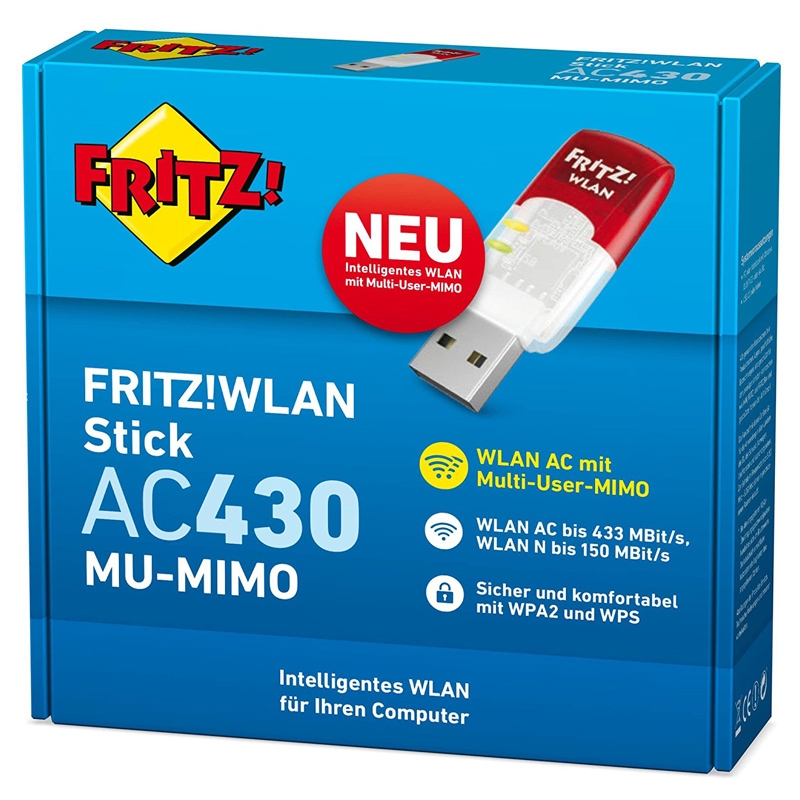 AVM Fritz WLAN USB Stick AC 430 MU-MIMO
