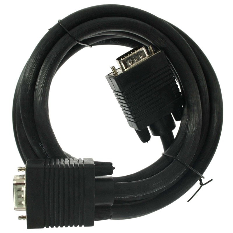 InLine S-VGA Kabel 15polHD St/St schwarz 2m