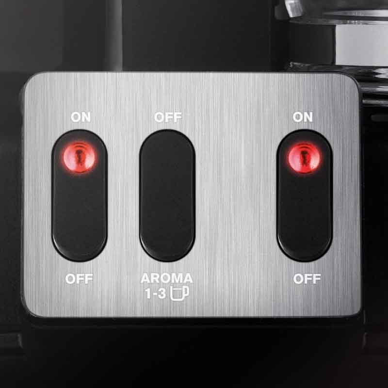 Krups KM8508 DuothekPlus Kaffeemaschine schwarz